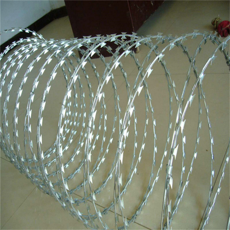 監(jiān)獄圍墻頂部滾刀刺網